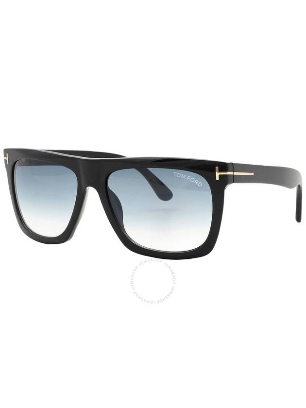 Tom Ford Morgan Gradient Blue Browline Unisex Sunglasses FT0513 01W 57 - TOM FORD - BALAAN 3