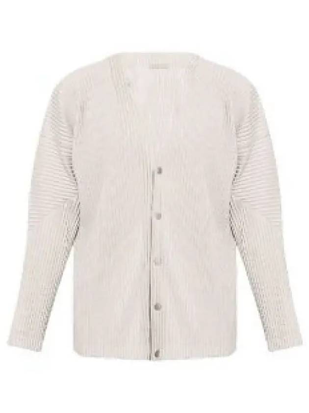 Pleated Cardigan Grey - ISSEY MIYAKE - BALAAN 2