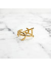 YSL Opyum Twisted Ring Gold - SAINT LAURENT - BALAAN 6