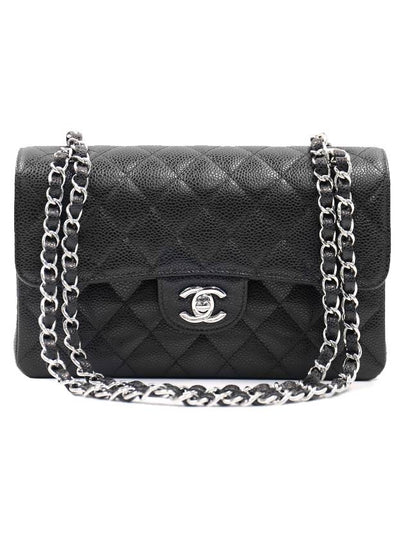 Classic Flap Small Calfskin Shoulder Bag Black - CHANEL - BALAAN 2