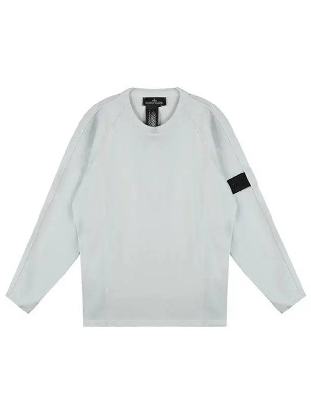 Shadow Project Crewneck Light Cotton Knit Top Green - STONE ISLAND - BALAAN 2