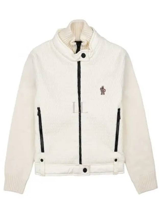 121481 Women s padded zip up cardigan 9B00009 M1131 036 - MONCLER - BALAAN 1