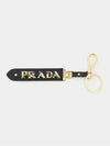 Saffiano Key Holder Black - PRADA - BALAAN 3