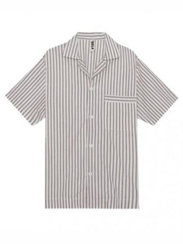 Short Sleeve Shirt Poplin Pajamas - TEKLA - BALAAN 1