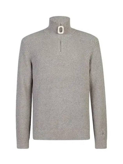 Zip-Up Knit Turtleneck Grey - JW ANDERSON - BALAAN 2