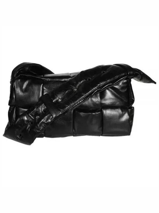 Cassette Tech Padded Cross Bag Black - BOTTEGA VENETA - BALAAN 1