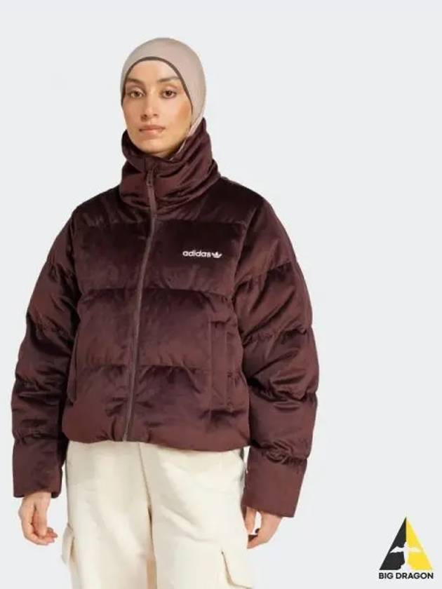 Regen Velvet Down Puffer Jacket SHABRN - ADIDAS - BALAAN 1