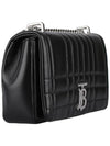 Lola Silver Quilted Shoulder Bag Black - BURBERRY - BALAAN 5