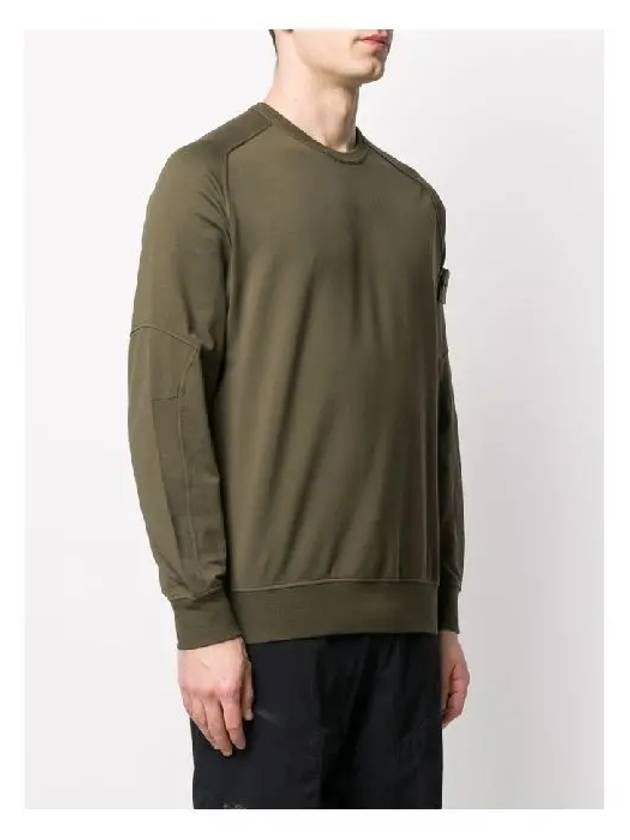 Ghost Pieces Wappen Patch Sweatshirt Military Green - STONE ISLAND - BALAAN 5