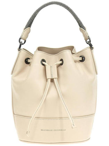 Beige Monile bucket bag MBHED2580C8905 - BRUNELLO CUCINELLI - BALAAN 1