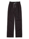 Stitched Logo Drawstring Straight Pants Brown - MAISON MARGIELA - BALAAN 10