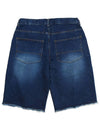 Washing Denim Bermuda Pants Blue - OGARP - BALAAN 3