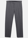 Low Rise Side Tab Wool Slacks Grey - THOM BROWNE - BALAAN 2