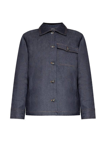 Women's Zenith Denim Jacket Indigo - A.P.C. - BALAAN 1