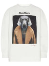 BACCO logo printing sweatshirt white - MAX MARA - BALAAN 1