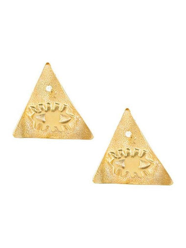 Hermina Athens Kressida Pyramis Large Pin Earrings Accessories - HERMINA ATHENS - BALAAN 1