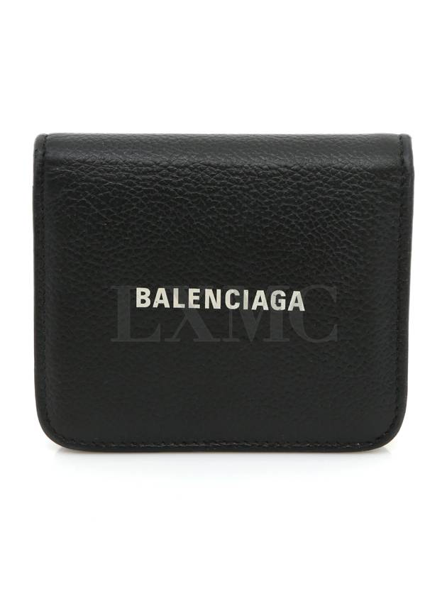 Everyday flap wallet black mini 594216 - BALENCIAGA - BALAAN 1