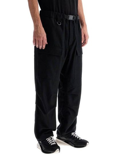 flannel cargo pants for men - Y-3 - BALAAN 2