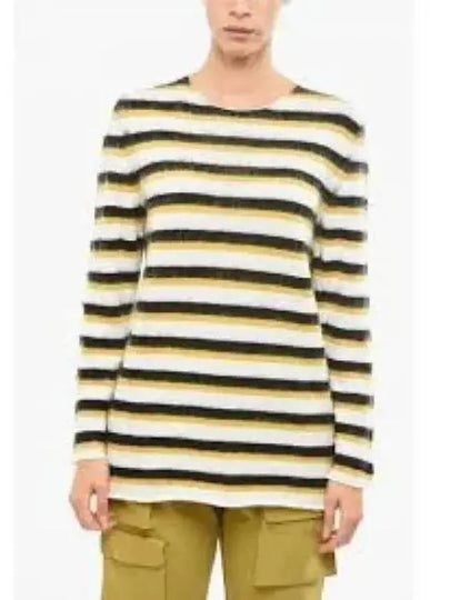 Striped Wool Knit Top White - MARNI - BALAAN 2