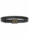 Bobbi Leather Belt Black - DIOR - BALAAN 2