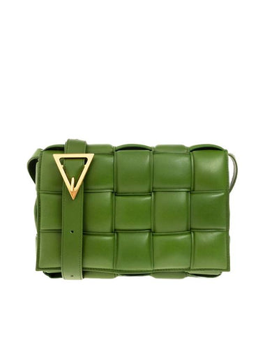 Gold Padded Cassette Padded Nappa Leather Small Cross Bag Military Green - BOTTEGA VENETA - BALAAN 1