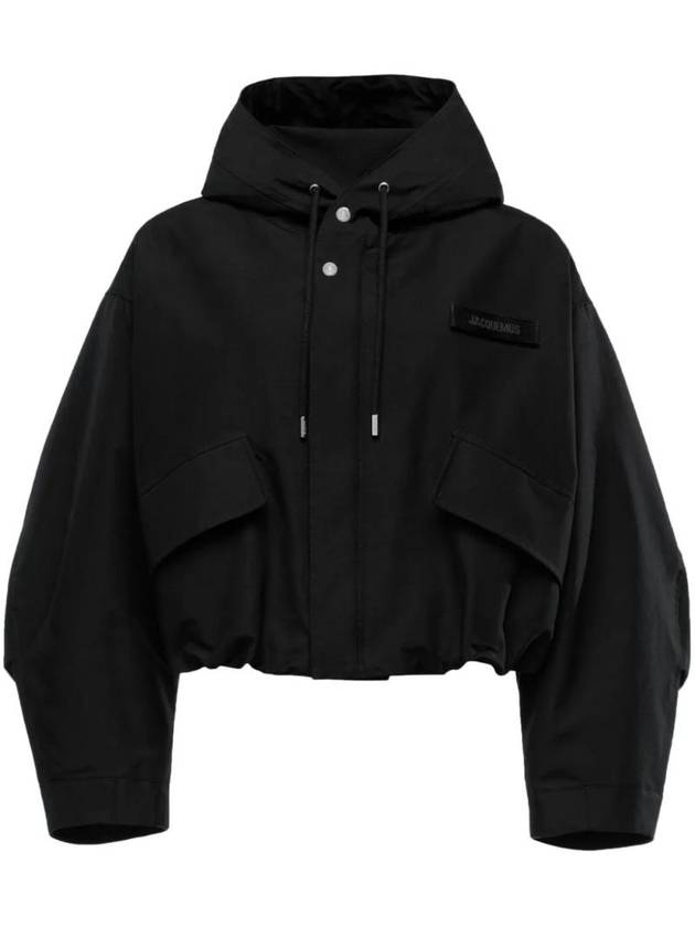 The Caraco Cropped Parka Black - JACQUEMUS - BALAAN 1