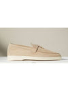 Summer Charms Walk Suede Loafers Sand Beige - LORO PIANA - BALAAN 6