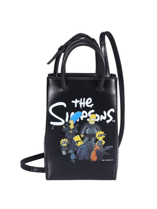 Simpson Small Tote Bag Black - BALENCIAGA - BALAAN 1