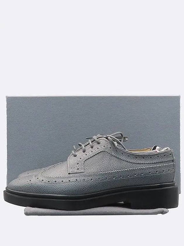 FFO002G Gray color leather women s loafers size 36 - THOM BROWNE - BALAAN 1