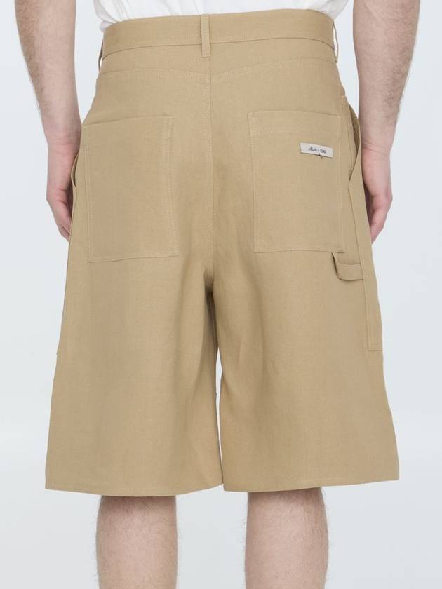 Bermuda Shorts Beige - FENDI - BALAAN 5