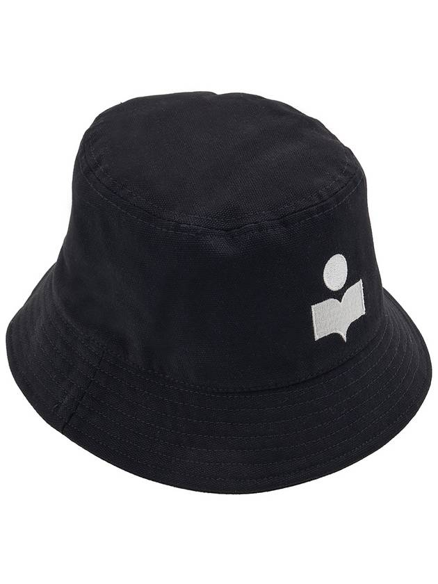 Hailey Embroid Logo Bucket Hat Black - ISABEL MARANT - BALAAN 5