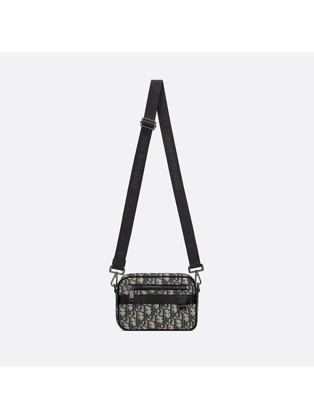 Safari Mini Oblique Jacquard Messenger Bag Beige Black - DIOR - BALAAN 6