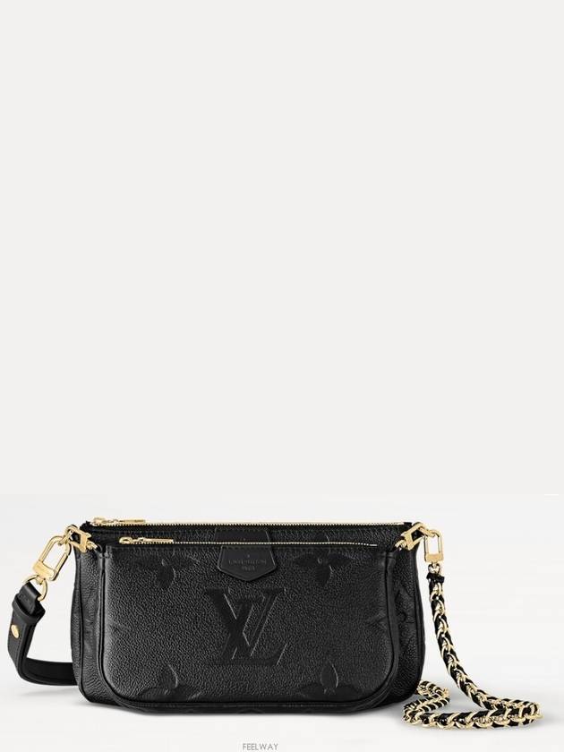 Multi Pochette Accessoires Shoulder Bag Black - LOUIS VUITTON - BALAAN 2