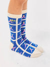 Funny Face All Over Long Socks B224AI004 Italian Kids - BOBO CHOSES - BALAAN 1