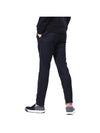 Wool Gabardine Biker Straight Pants Navy - LANVIN - BALAAN 1