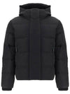 Men's Camo Logo Printing Hooded Padding Black - DSQUARED2 - BALAAN 1