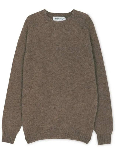 Men's Shaggy Dog Nutmeg Knit M3834 7 NUTMEG - HARLEY OF SCOTLAND - BALAAN 1