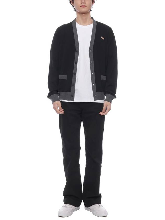 Baby Fox Patch Regular Cardigan Black - MAISON KITSUNE - BALAAN 4