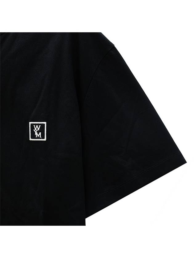 Back Logo T Shirt Black W241TS07708B - WOOYOUNGMI - BALAAN 7