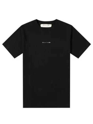 Alix Back Logo Men s Short Sleeve T Shirt Black AAMTS0207FA01 - 1017 ALYX 9SM - BALAAN 1