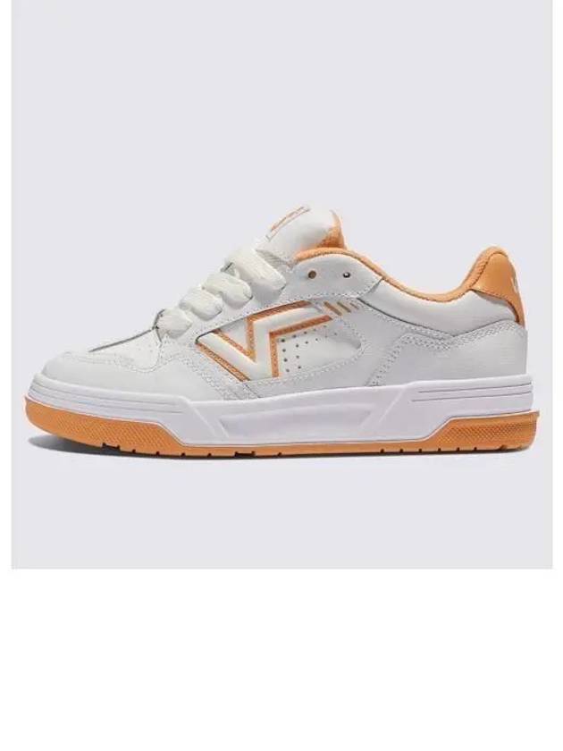 Upland Leather Low Top Sneakers White Orange - VANS - BALAAN 2