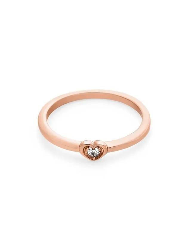 Radiant Heart Ring Rose Gold - PANDORA - BALAAN 2