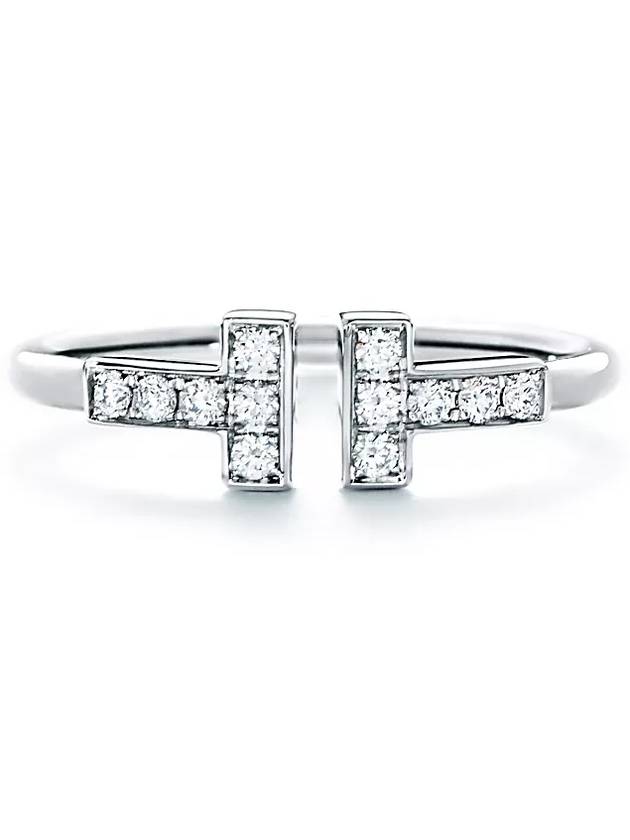 Tiffany T Diamond Wiring White Gold 33279183 - TIFFANY & CO. - BALAAN 2