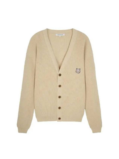 Bold Fox Head Cardigan Ivory - MAISON KITSUNE - BALAAN 2