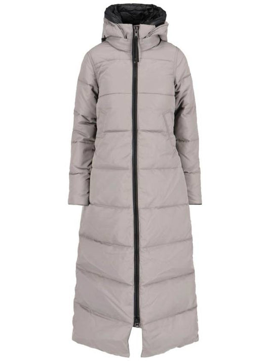 Mystique Satin Long Parka Padding Willow Grey - CANADA GOOSE - BALAAN 2