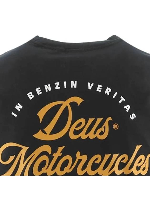 motorcycle back logo t-shirt DMS241663D BLACK - DEUS EX MACHINA - BALAAN 4