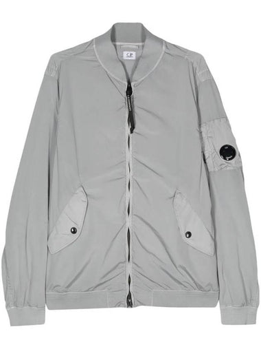 Nycra R Bomber Jacket Grey - CP COMPANY - BALAAN 1