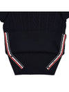 RWB Cable Wool Knit Top Navy - THOM BROWNE - BALAAN 10