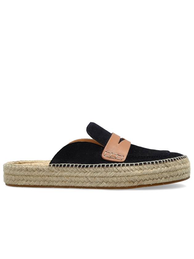 JW Anderson Suede Slides, Men's, Navy Blue - JW ANDERSON - BALAAN 1