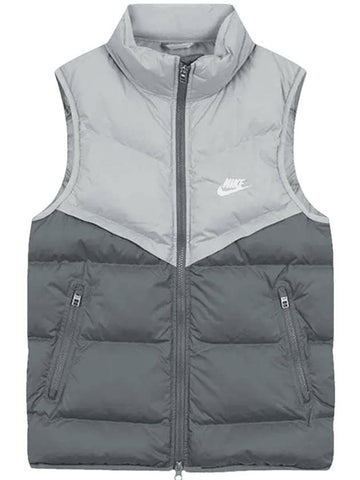 Sportswear Windrunner Storm Fit Down Vest Light Smoke Grey - NIKE - BALAAN 1